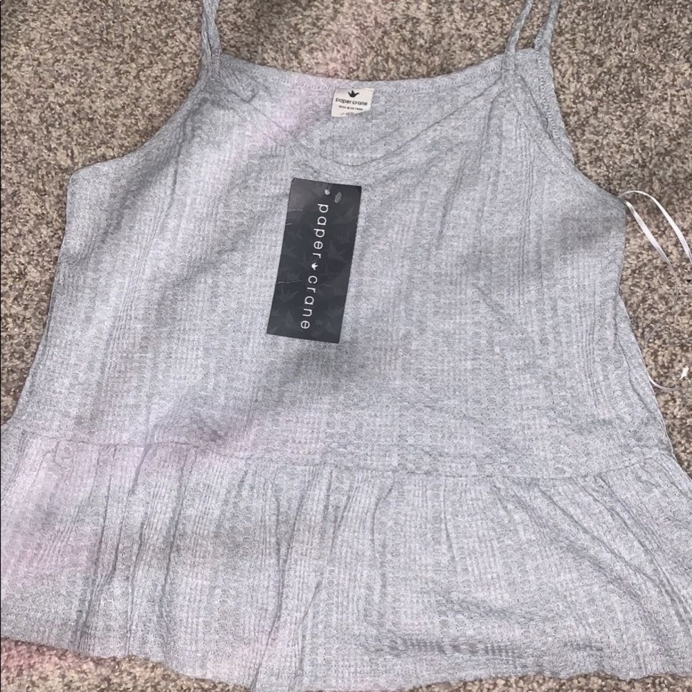 Paper Crane tank top. Size medium
